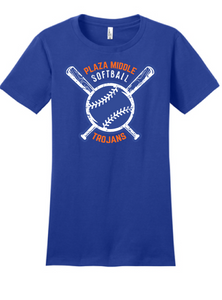 Plaza Softball T-Shirt - Fidgety