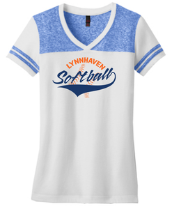 Lynnhaven Softball Raglan Short Sleeve Shirt - Fidgety
