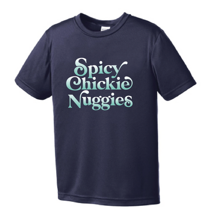 Youth Competitor Tee / Navy / Spicy Chickie Nuggies