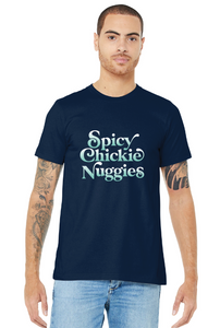 Unisex Jersey Short Sleeve Tee / Navy / Spicy Chickie Nuggies