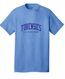 Cotton T-Shirt / Royal / Plaza Forensics - Fidgety