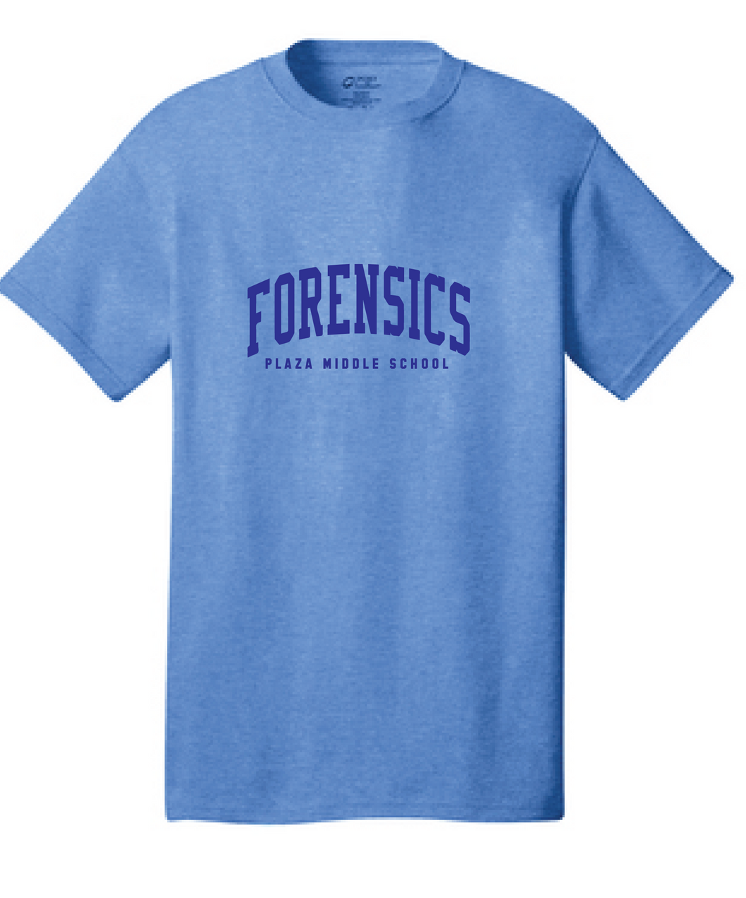Cotton T-Shirt / Royal / Plaza Forensics - Fidgety