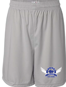 7" Athletic Shorts / Silver / Plaza Middle School Track