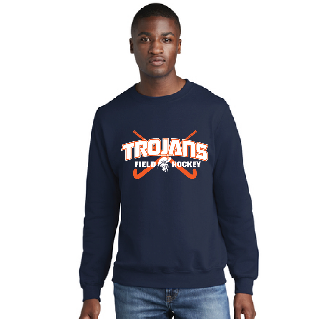 Core Fleece Crewneck Sweatshirt / Navy / Plaza Middle School Field Hockey