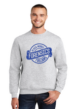 Core Fleece Crewneck Sweatshirt / Ash / Plaza Middle School Forensics