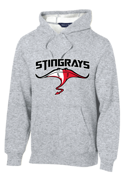 Fleece Hooded Sweatshirt / Ash Gray / Stingrays Swim Team - Fidgety