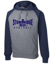 Colorblock Hooded Sweatshirt / Navy & Vintage Heather / StoneBridge Baseball