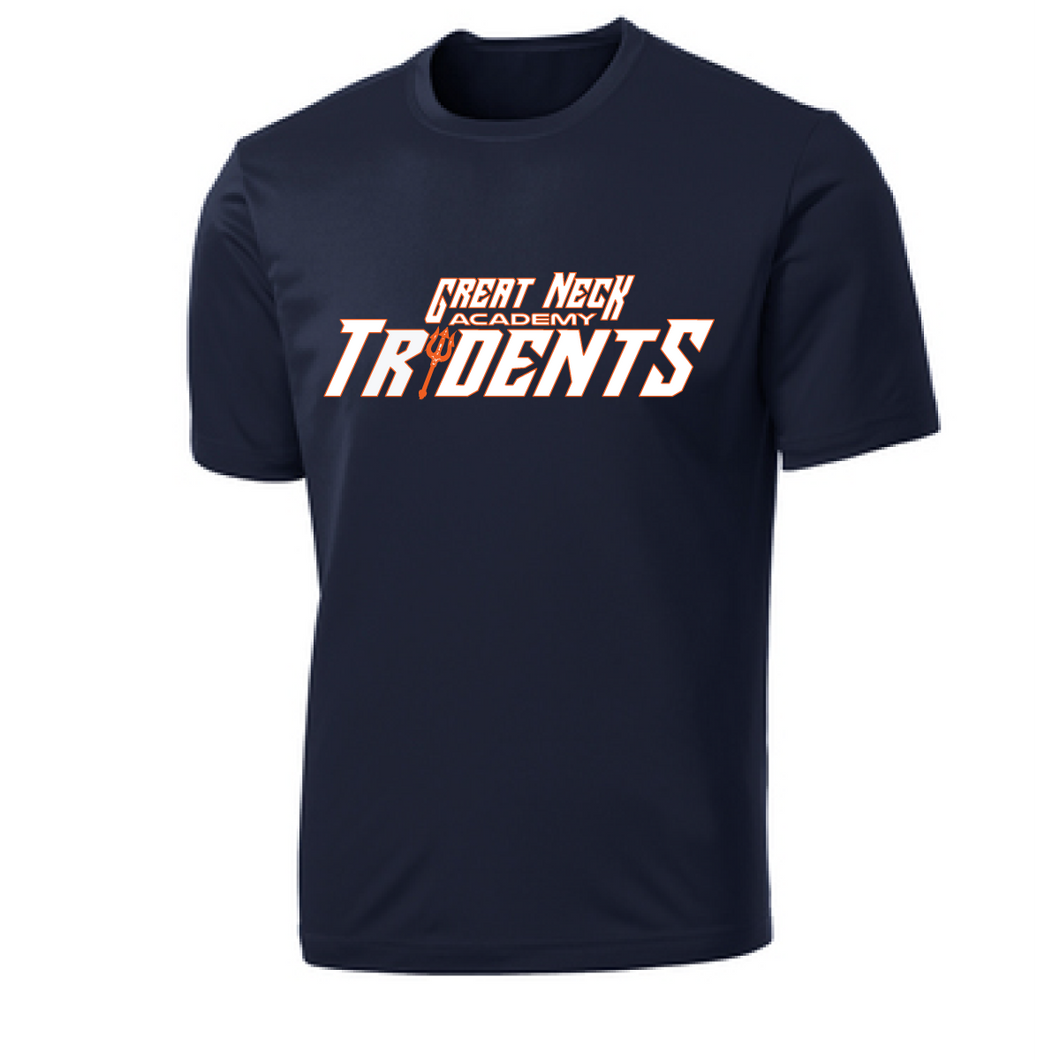 Performance T-Shirt / Navy / Tridents - Fidgety