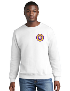 Core Fleece Crewneck Sweatshirt / White / Tallwood High School Athletics