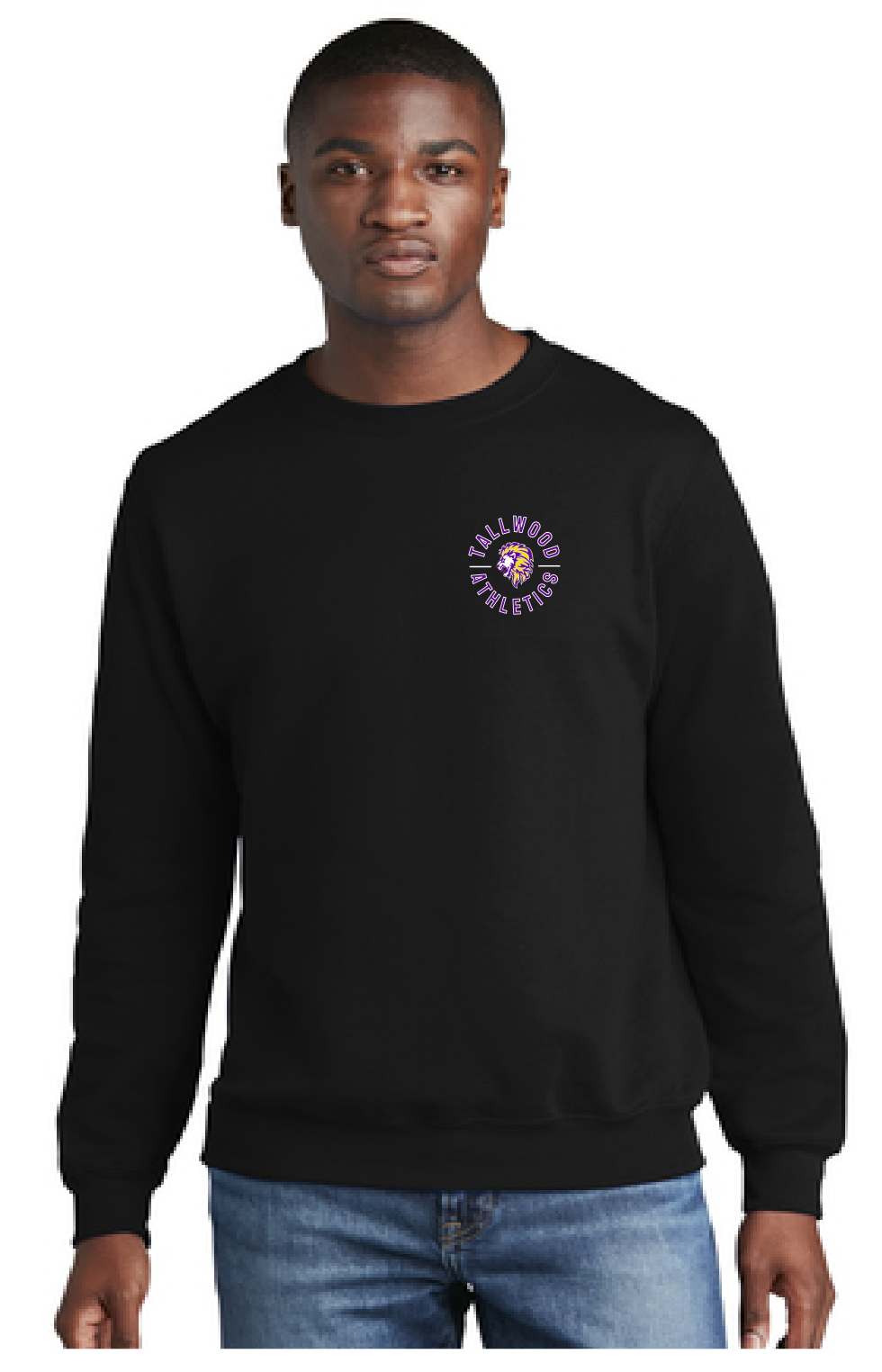 Core Fleece Crewneck Sweatshirt / Black / Tallwood High School Athletics