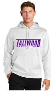 Fleece Hooded Pullover / White / Tallwood High School Wrestling
