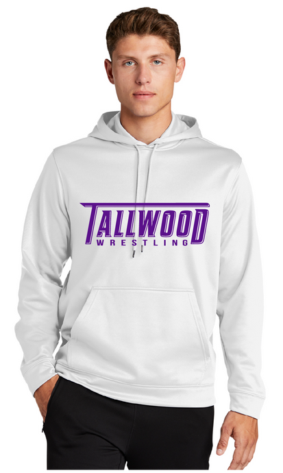 Fleece Hooded Pullover / White / Tallwood High School Wrestling