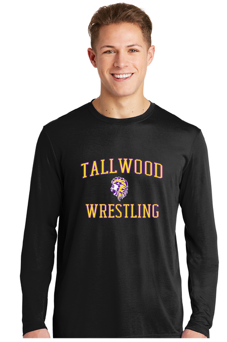 Long Sleeve Cotton Touch Tee / Black / Tallwood High School Wrestling