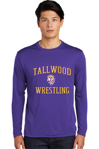 Long Sleeve Competitor Tee / Purple / Tallwood High School Wrestling