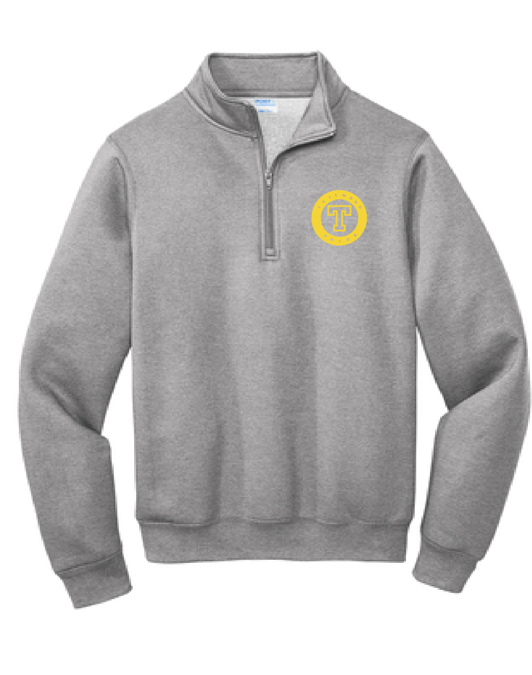 Fleece 1/4-Zip Pullover Sweatshirt  / Athletic Heather  / Tallwood High School
