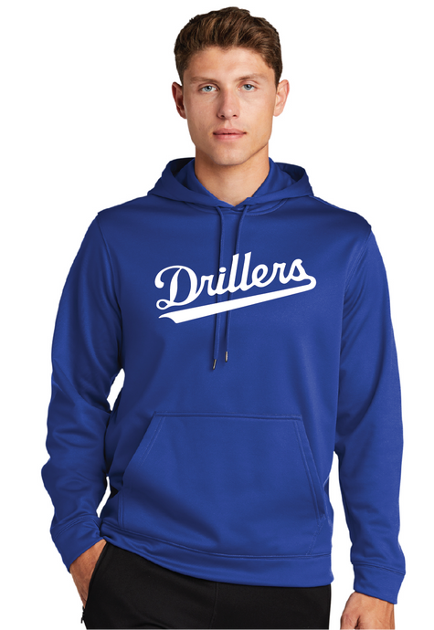 Fleece Hooded Pullover / Royal / Drillers Baseball