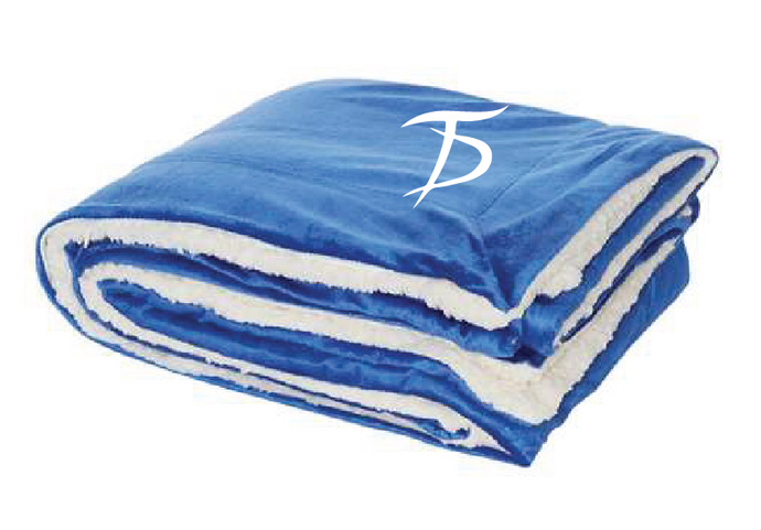 Alpine Sherpa Blanket / Royal / Drillers Baseball