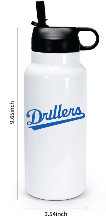 32oz Stainless Steel Water Bottle / Tidewater Drillers