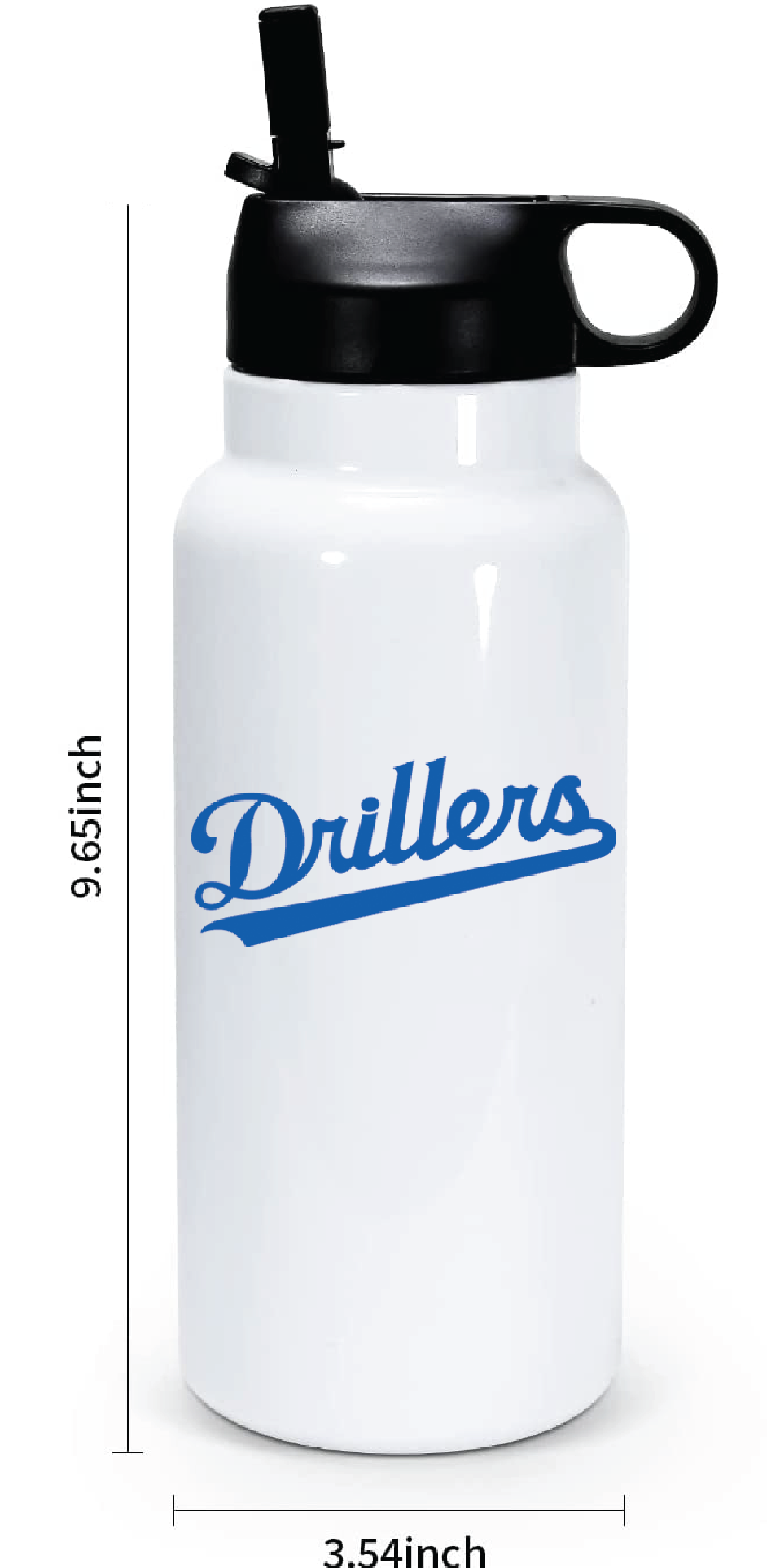 32oz Stainless Steel Water Bottle / Tidewater Drillers