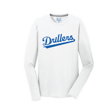 Long Sleeve Core Cotton Tee / White / Tidewater Drillers - Fidgety