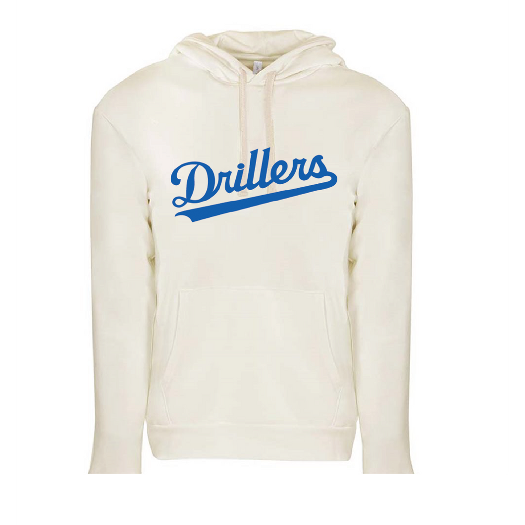 Pullover Hooded Sweatshirt / Natural / Tidewater Drillers - Fidgety