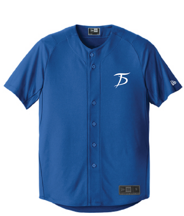 Diamond Era Full-Button Jersey / Royal / Tidewater Drillers - Fidgety