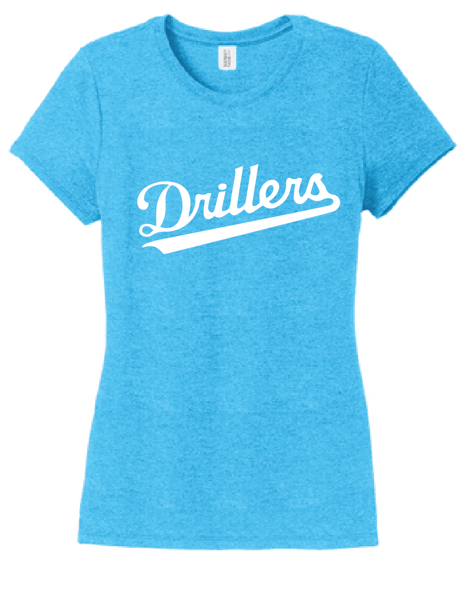 Women’s Perfect TriBlend Tee / Turquoise Frost / Tidewater Drillers - Fidgety