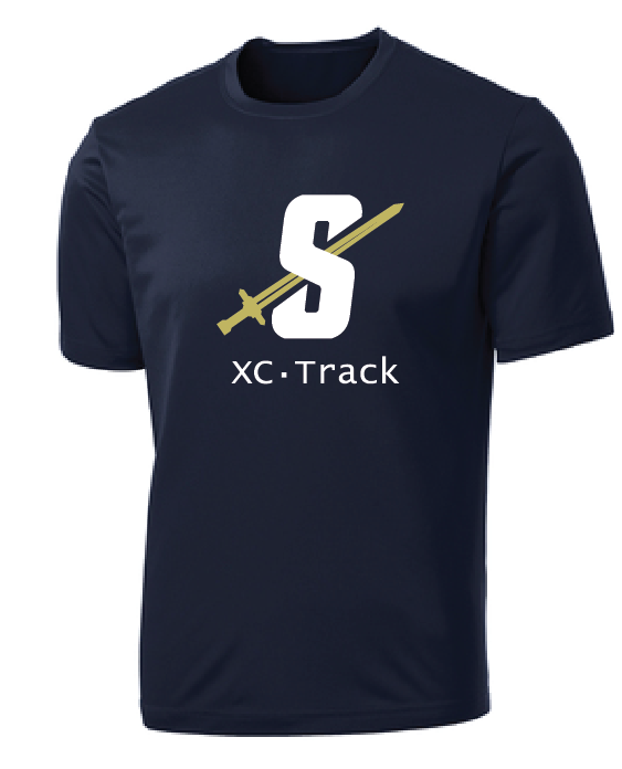 Performance T-Shirt (Youth & Adult) / Navy / Stonebridge XC Track