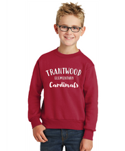 Core Fleece Crewneck Sweatshirt (Youth) / Red / Trantwood Elementary