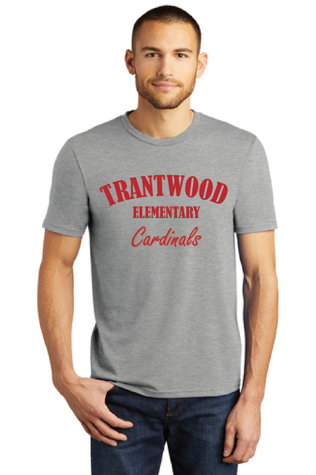 Tribled Softstyle Tee / Grey Frost / Trantwood Elementary