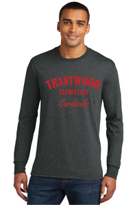 Triblend Long Sleeve Tee (Youth & Adult) / Black/ Trantwood Elementary