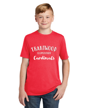 Triblend Softstyle Tee (Youth) / Red / Trantwood Elementary