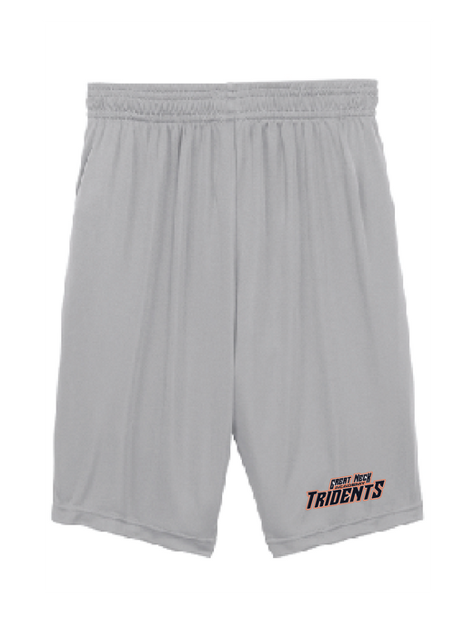 Youth PosiCharge Competitor Shorts / Silver / Tridents - Fidgety