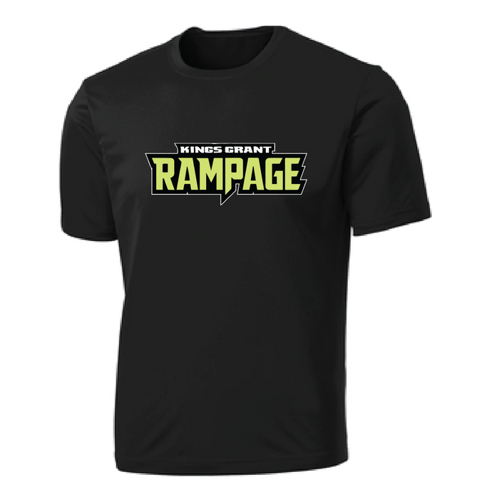 Performance T-Shirt / Black / Rampage Softball