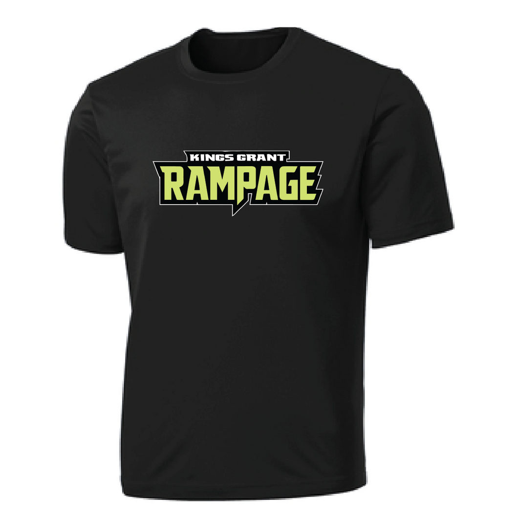 Performance T-Shirt / Black / Rampage Softball