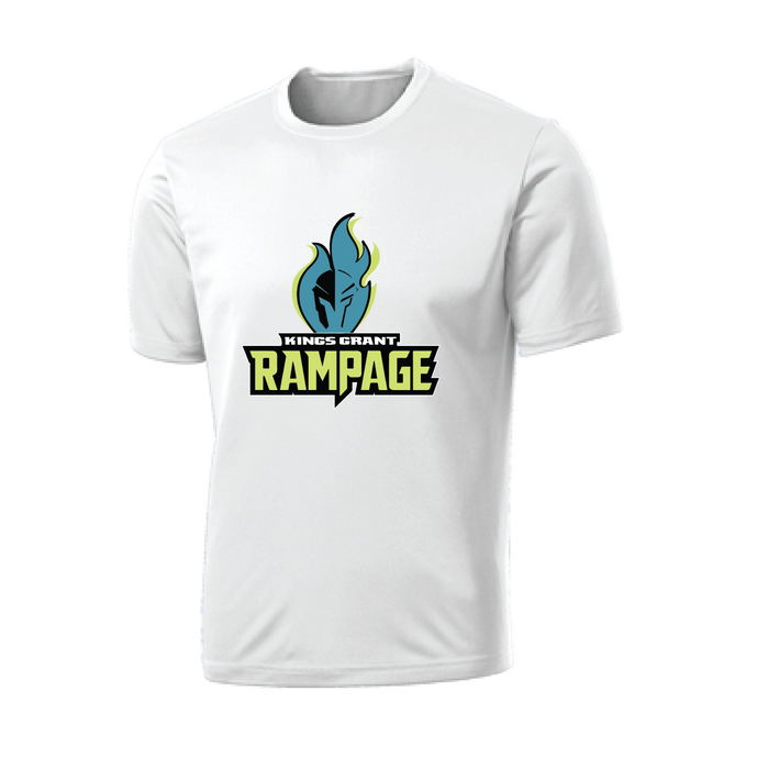 Performance T-Shirt / White / Rampage Softball