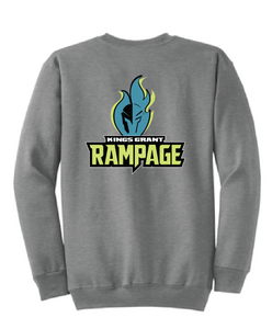 Core Fleece Crewneck Sweatshirt / Athletic Heather / Rampage Softball Team