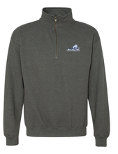 1/4-Zip Cadet Collar Sweatshirt / Dark Heather Grey / Virginia Association Of Governmental Procurement