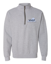 Vintage Quarter-Zip Sweatshirt / Sport Grey / Virginia Association Of Governmental Procurement Fidgety
