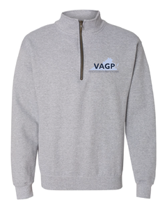 Vintage Quarter-Zip Sweatshirt / Sport Grey / Virginia Association Of Governmental Procurement
