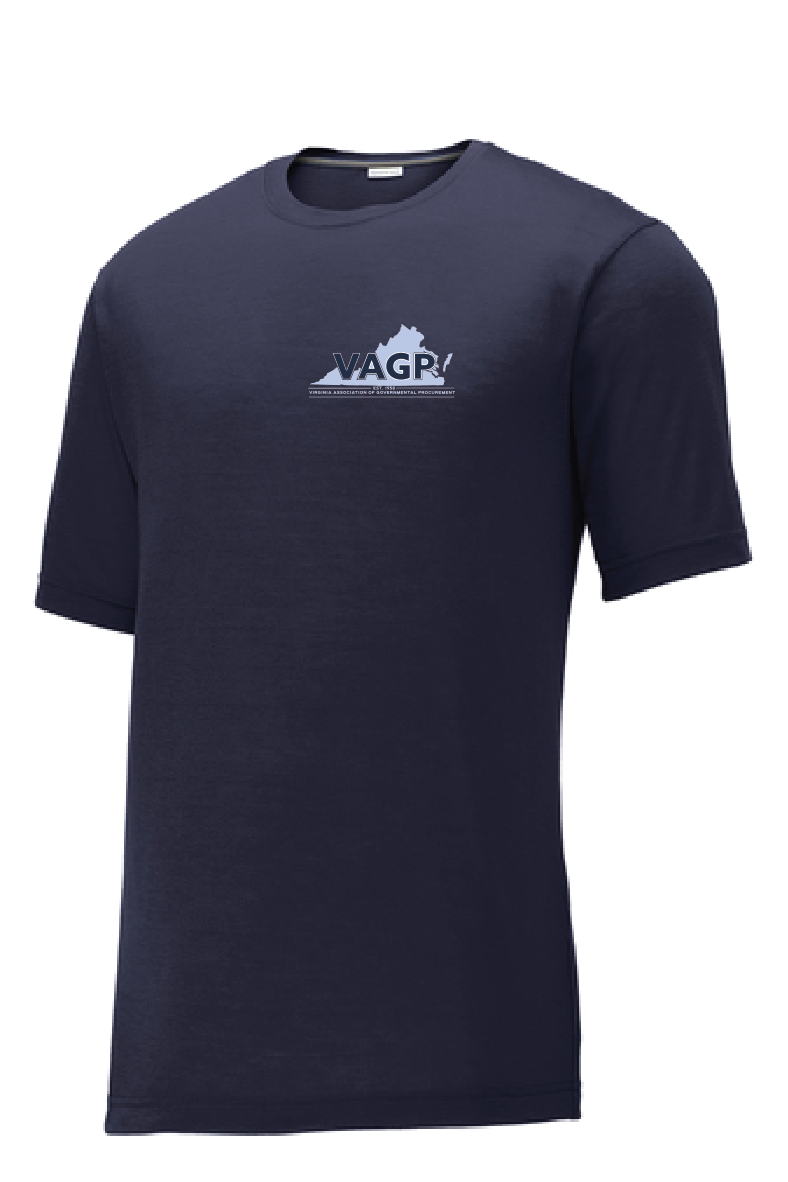 Cotton Touch Tee / Navy / Virginia Association Of Governmental Procurement