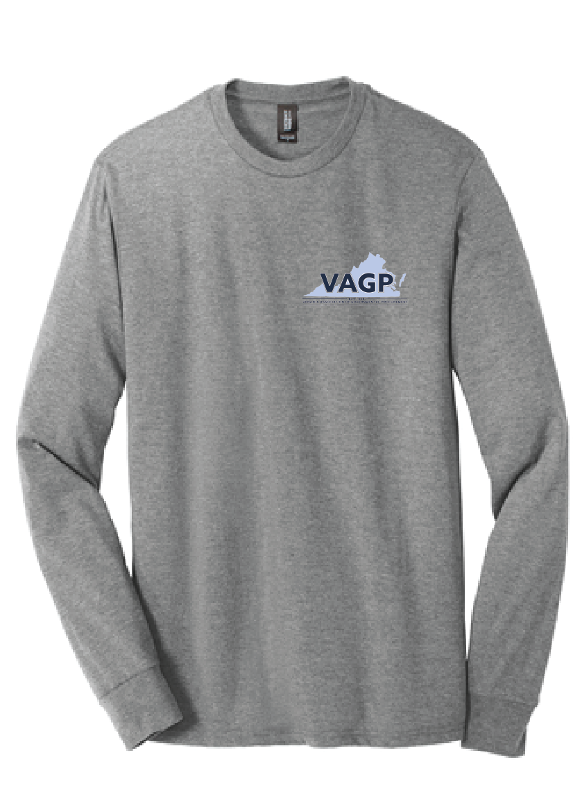 Perfect Tri Long Sleeve Tee / Grey Frost / Virginia Association Of Governmental Procurement