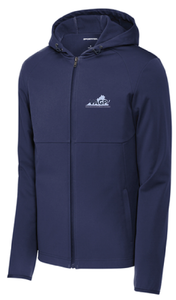 Hooded Soft Shell Jacket / Navy / Virginia Association Of Governmental Procurement