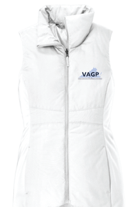 Ladies Collective Insulated Vest / White / Virginia Association Of Governmental Procurement