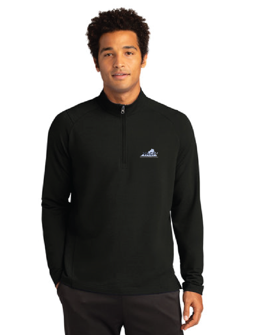 Flex Fleece 1/4-Zip / Black / Virginia Association Of Governmental Procurement