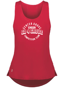Ladies CoolCore Tank / Red / Center Grove Cheer Comp