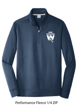 Performance 1/4 Zip Pullover / Navy / WBC - Fidgety