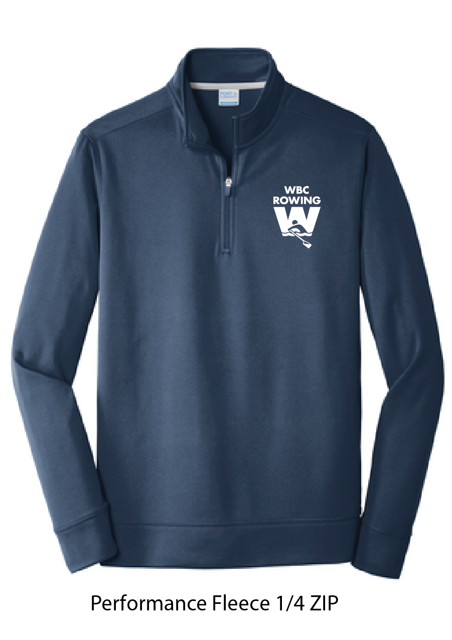 Performance 1/4 Zip Pullover / Navy / WBC - Fidgety