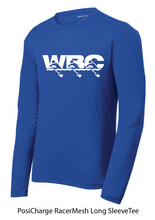 PosiCharge RacerMesh Long Sleeve Tee / Royal Blue / WBC - Fidgety