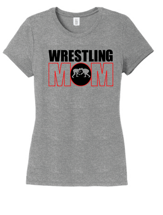 Wrestling Mom Tri-Blend T-shirt / Gray Frost / Wrestling